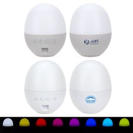 Custom Audio Dome Lighted Wireless Speaker with White Noise Sounds - All color