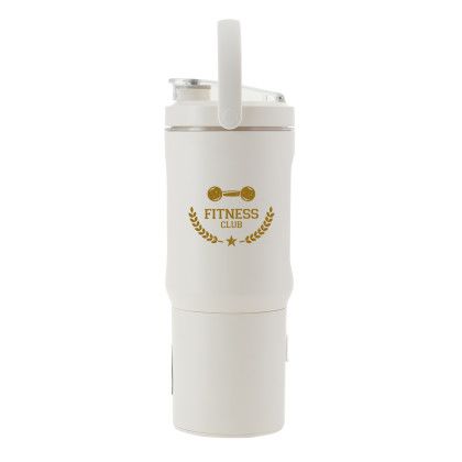 Custom 20 oz Portable Personal Blender - White 