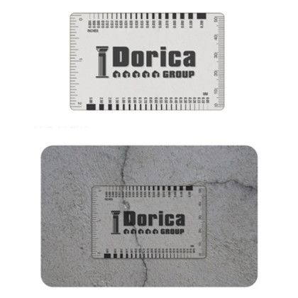 Custom Concrete Crack Ruler - Clear Custom Concrete Crack Ruler - Clear