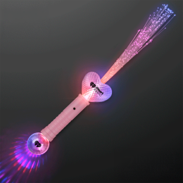 Custom Shining Heart Wands, Light Projecting 