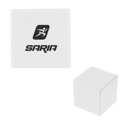 Custom Cube Stress Reliever - White 
