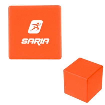 Custom Cube Stress Reliever - Orange 