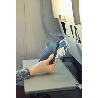 Custom AeroLOFT Stash Key Wallet - Jet Black Lifestyle View 