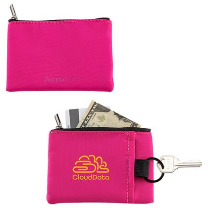 Custom AeroLOFT Stash Key Wallet - Pink