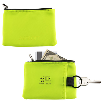 Custom AeroLOFT Stash Key Wallet - Neon Yellow 
