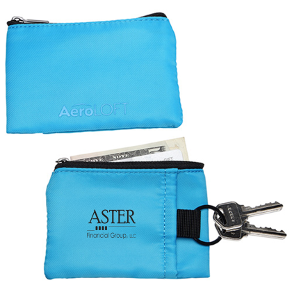 Custom AeroLOFT Stash Key Wallet - Sky Blue 