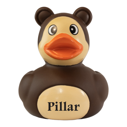 Custom Teddy Bear Rubber Duck