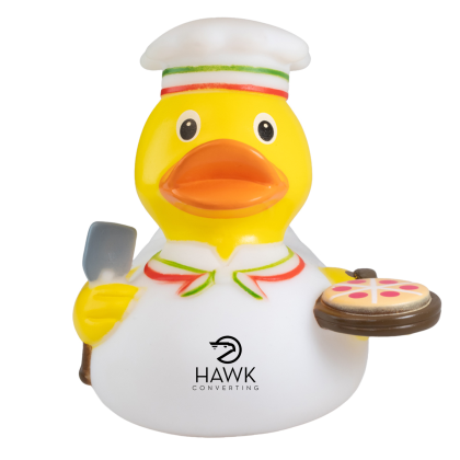 Custom Pizzaman Rubber Duck 