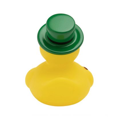 Custom St Patrick's Day Rubber Duck - Back View Custom St Patrick's Day Rubber Duck - Back View