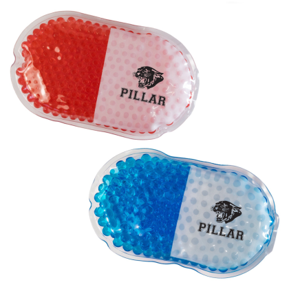 Custom Pill Gel Beads Hot/Cold Pack - All Colors Custom Pill Gel Beads Hot/Cold Pack - All Colors