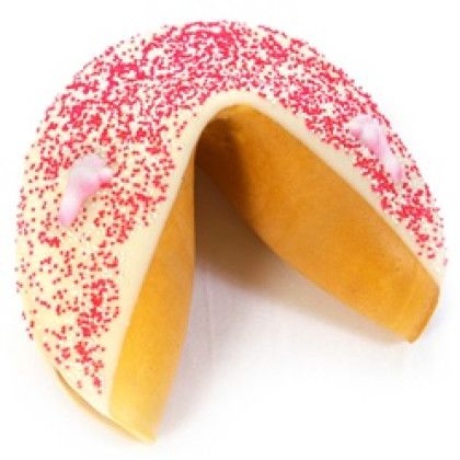Giant Sized Fortune Cookie - New Baby Girl