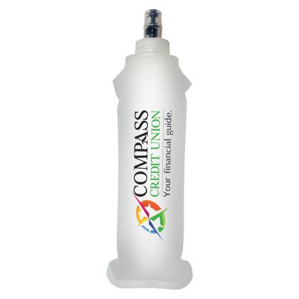 Custom Folding Sports Bottle - Clear