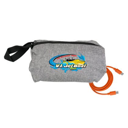 Custom Travel C to C Cable Set - Orange 