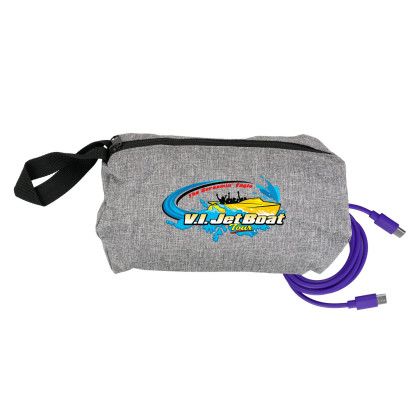 Custom Travel C to C Cable Set - Purple 