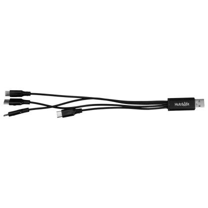 Custom 4-in-1 Dual Input Accent Cable - Black