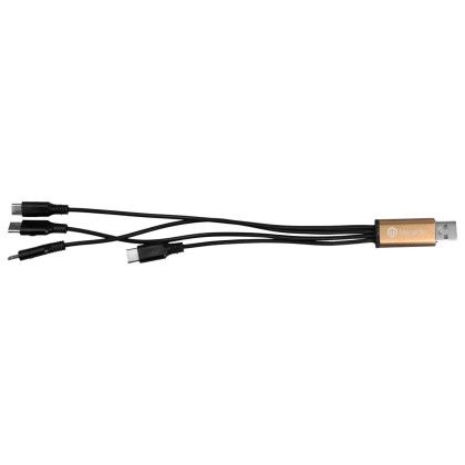 Custom 4-in-1 Dual Input Accent Cable - Gold 