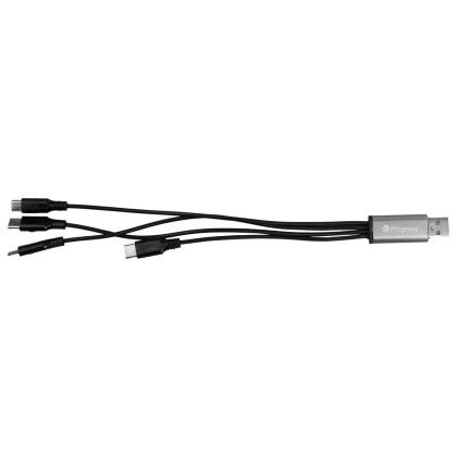 Custom 4-in-1 Dual Input Accent Cable - Silver 