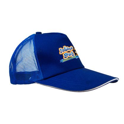 Custom Accent Baseball Hat - Blue 