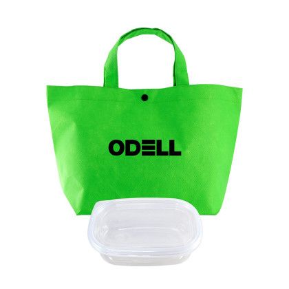 Custom Handy Snap Tote Set - Green Custom Handy Snap Tote Set - Green