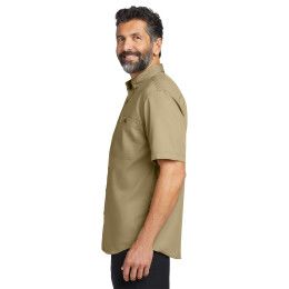 Custom Carhartt Rugged Professional Series Short Sleeve Shirt - Dark khaki Side view