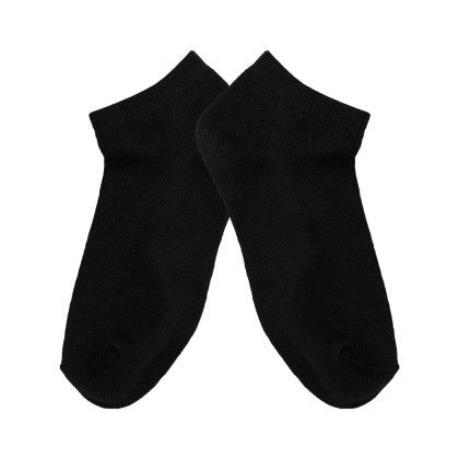 Custom Recycled Ankle Sock - Black