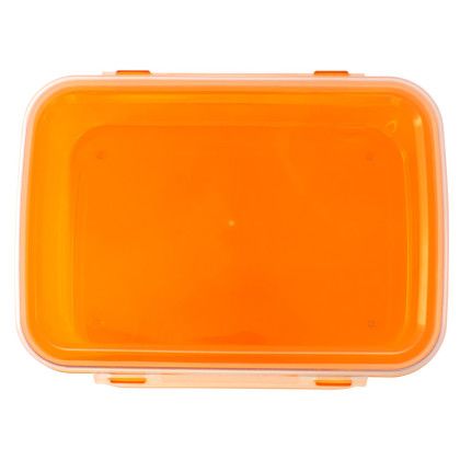Custom Clip Top Lunch Container - Orange Custom Clip Top Lunch Container - Orange