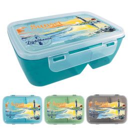 Custom Full Color Translucent Lunch Container - All Colors Custom Full Color Translucent Lunch Container - All Colors