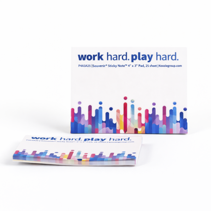Promotional Custom Adhesive Notes with Full Color Imprint for Business Promotional Custom Adhesive Notes with Full Color Imprint for Business