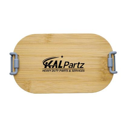 Custom Bamboo Lunch Box - Top View