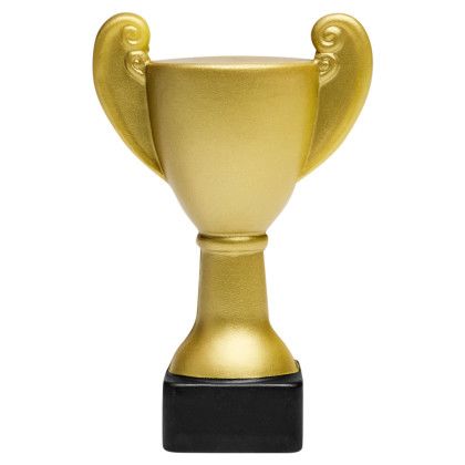 Custom Trophy Award Shape Stress Ball - Front View Custom Trophy Award Shape Stress Ball - Front View