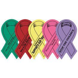 Custom Jumbo "Awareness Ribbon" Opener - Full Color Custom Jumbo "Awareness Ribbon" Opener - Full Color