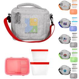 Custom Adventure Cooler Lunch And Snack Set 