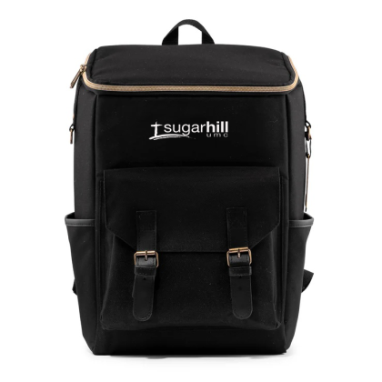 Custom Recycled Chilli Cooler Backpack - Black Custom Recycled Chilli Cooler Backpack - Black