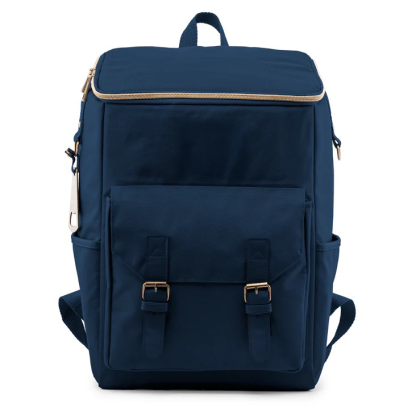 Custom Recycled Chilli Cooler Backpack - Navy Custom Recycled Chilli Cooler Backpack - Navy