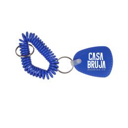 Bracelet Coil with Customized Tag Blue Bracelet Coil with Customized Tag Blue