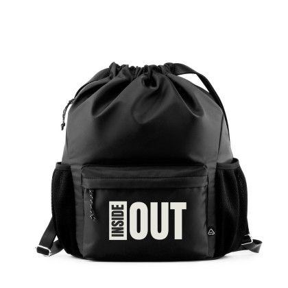 Custom Echelon Recycled Backpack - Black 