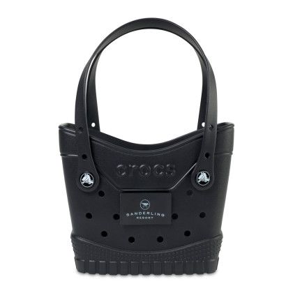 Custom Crocs Classic Small Tote - Black Front view