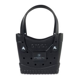 Custom Crocs Classic Small Tote - Black Front view
