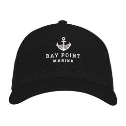 Custom Ahead Ultravent Performance Cap - Black Front view