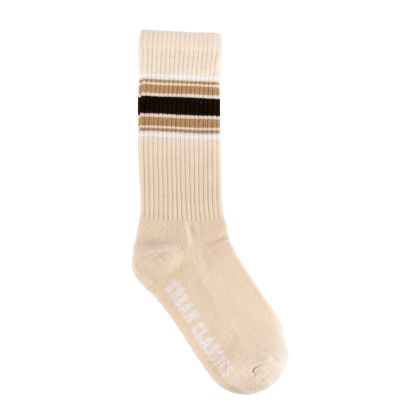 Custom Athletic Cotton Blend Socks - Design A Side View 