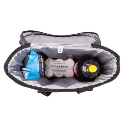 Custom Heavy-Duty Friz XL Cooler Bag - Charcoal Open View 