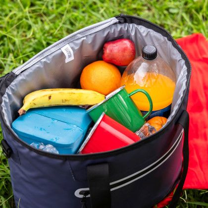 Custom Heavy-Duty Friz XL Cooler Bag - Navy Lifestyle View 