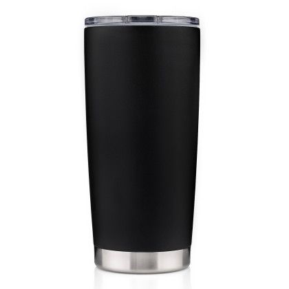 Custom 20 oz Joe Recycled Tumbler - Black/Silver 