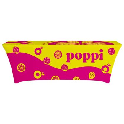 Custom 8 ft Stretch Table Throw Custom 8 ft Stretch Table Throw