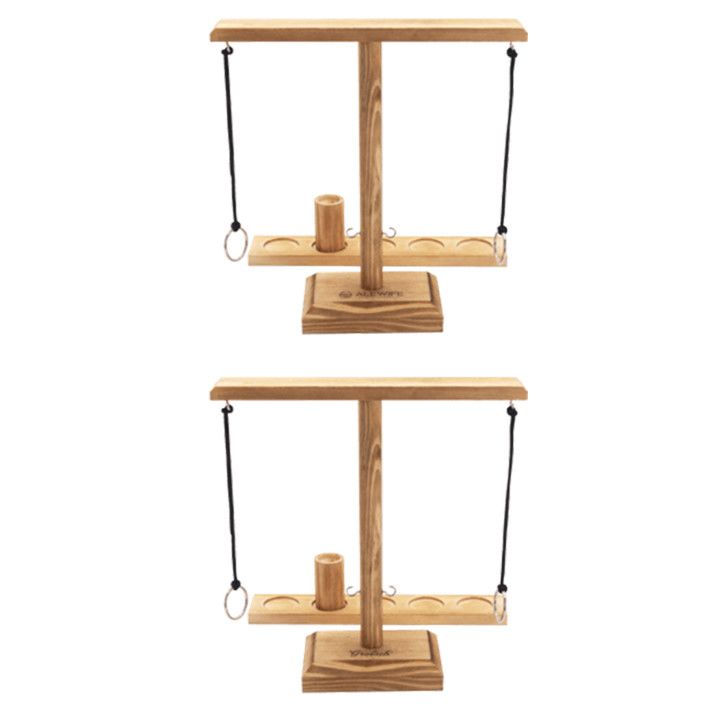 Thoop Design Custom Engraved Hoopsy Tabletop Ring Toss Game