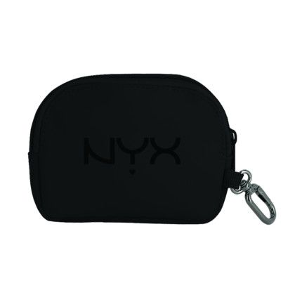 Custom Branson Round Recycled PU Zip Pouch - Black Custom Branson Round Recycled PU Zip Pouch - Black