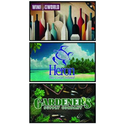 Custom DigiPrint HD Floor Mat 3' x 5' - White Custom DigiPrint HD Floor Mat 3' x 5' - White