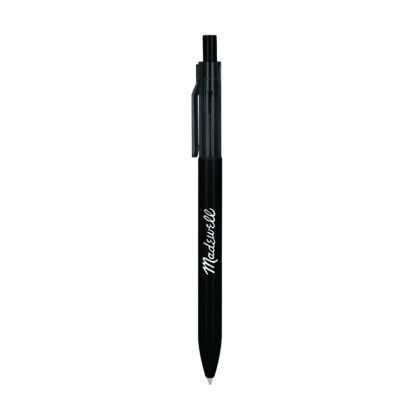 Custom Transpire Recycled Ballpoint Pen - Black Custom Transpire Recycled Ballpoint Pen - Black