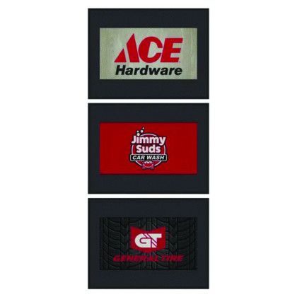 Custom LMSSI68 Super Scrape Impressions Floor Mat 6' x 8' - White