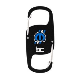 Custom Basecamp Duo-end Carabiner Clip - Black